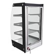 Koolmore 4-Tier LED Glass/Stainless Steel Bakery Display Pastry Case in Black