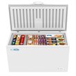Koolmore SCF-16C Metal Deep Chest Freezer with Two Wire Baskets in White