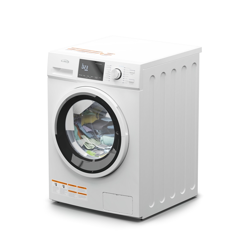 KoolMore 2.7 cu. ft. All-in-One Washer & Dryer Combo in White.