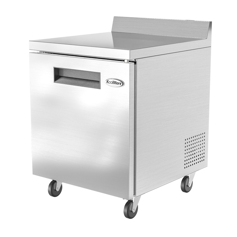 27 in. One-Door Worktop Freezer With 3.5 in. Backsplash - 6.3 Cu Ft.