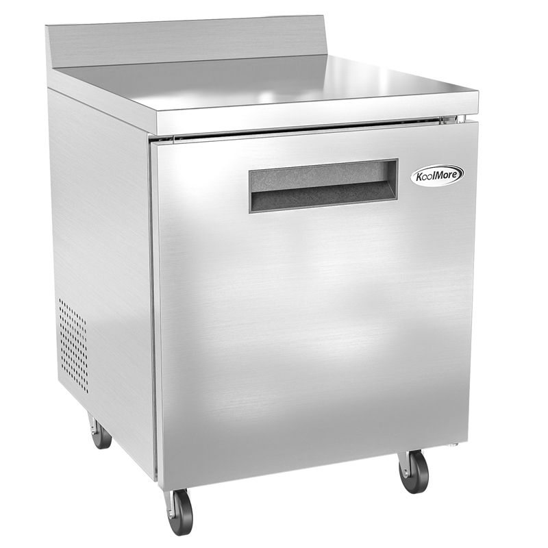 27 in. One-Door Worktop Freezer With 3.5 in. Backsplash - 6.3 Cu Ft.