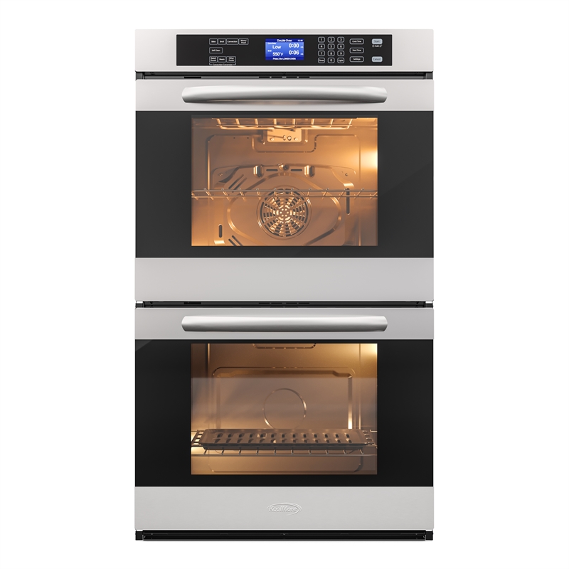 5 cu. ft. Stainless-Steel Premium Convection Double-Unit Wall Oven.