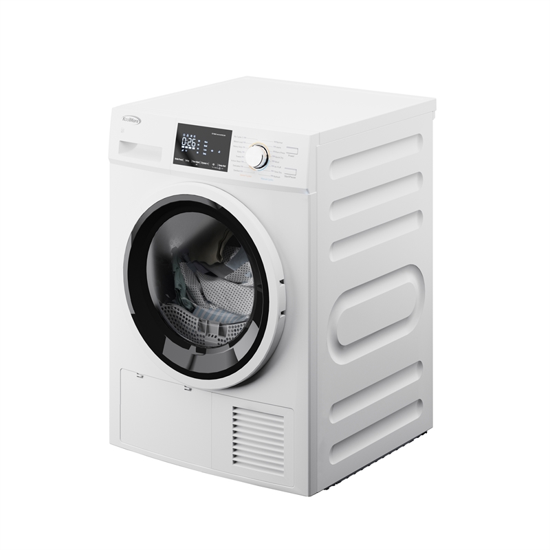 4.4 cu. ft. Large Capacity Stackable Ventless Front Load Dryer in White - 240V.