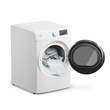 8 cu. ft. Large Stackable Vented Electric Front Load Dryer in White - 240V.