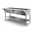 Five Pan Open Well Electric Steam Table with Undershelf 240V