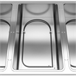 Five Pan Open Well Electric Steam Table with Undershelf 240V