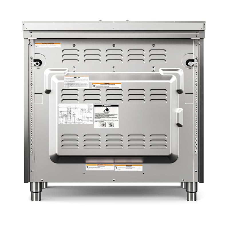 KoolMore 36 in. 5 Burner Freestanding Dual Fuel Range