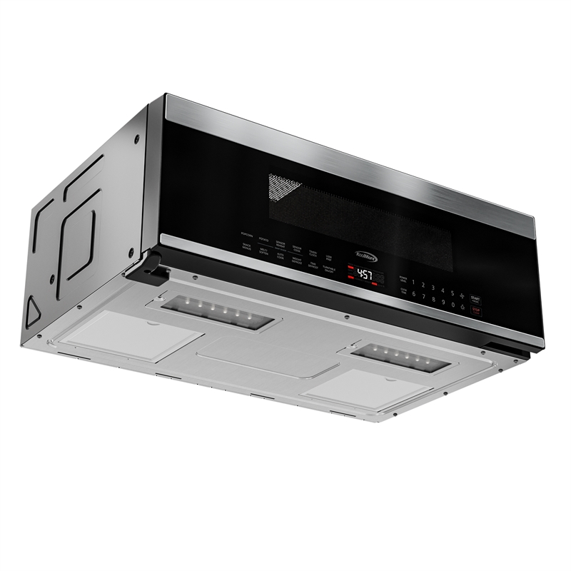 30 in. Over the Range Low Profile Microwave in Stainless-Steel 1.2 cu. ft.