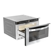 KoolMore 24 in. Built In Stainless-Steel Microwave Drawer with Oven 1.2 Cu. Ft.