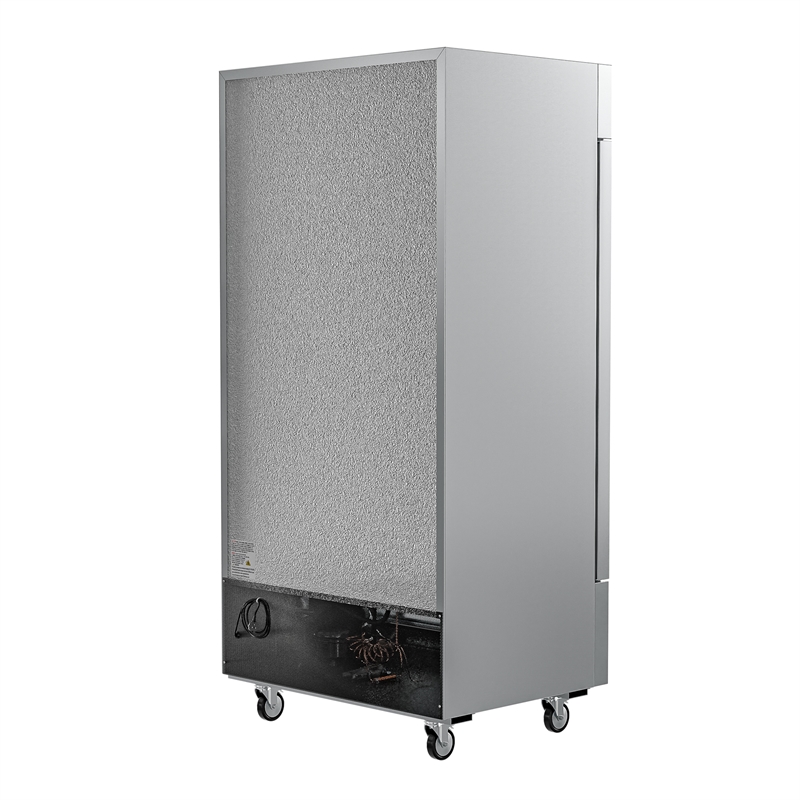 Koolmore 39 in. Commercial Stainless Steel 2-Door Reach-In Freezer in Silver