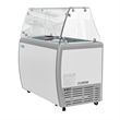 KoolMore 13 Cu. ft. Commercial Gelato Dipping Cabinet w/Protective Sneeze Guard