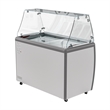 KoolMore 13 Cu. ft. Commercial Gelato Dipping Cabinet w/Protective Sneeze Guard