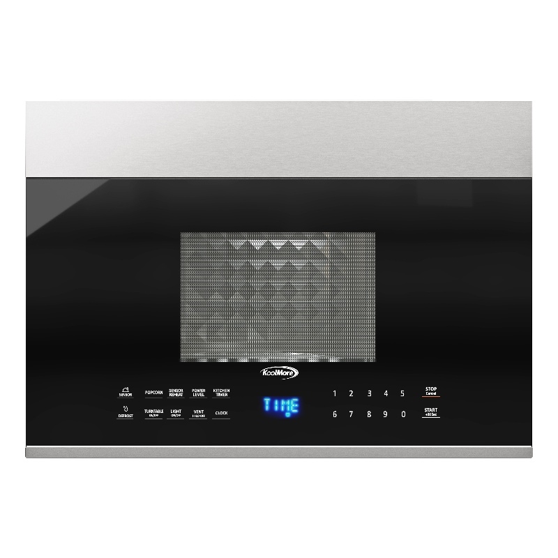 KoolMore 1.3 cu. ft. Over the Range Stainless Steel Microwave with 300 CFM Fan