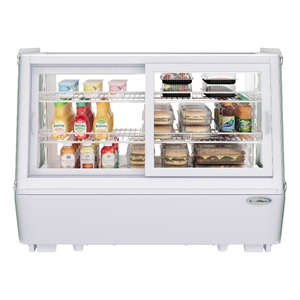 35&quot Self-Service Countertop Display Refrigerator in White
