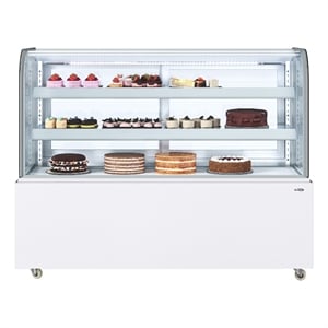 60&quot Refrigerated Bakery Display Case 176 cu ft in White