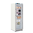12 Cu ft Commercial Freezer with Glass Door in White - Manual Defrost