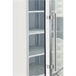12 Cu ft Commercial Freezer with Glass Door in White - Manual Defrost
