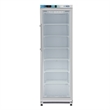 12 Cu ft Commercial Freezer with Glass Door in White - Manual Defrost