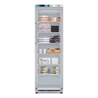 12 Cu ft Commercial Freezer with Glass Door in White - Manual Defrost