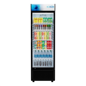 26&quot Commercial Merchandiser Refrigerator 15 Cu Ft in Black