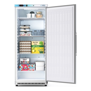 20 Cu Ft Commercial Reach-in Refrigerator in White with Manual Defrost