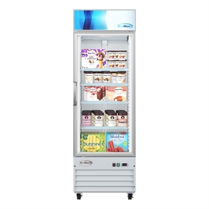 27&quot 1-Door Commercial Display Merchandiser Freezer 13 cu ft in White
