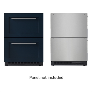 23&quot Panel Ready Drawer Refrigerator in Black