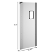 Commercial Single Aluminum Swinging Traffic Door