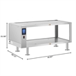 Two-Shelve Commercial Take Out Warmer Cabinet w/ Touch Screen in Stainless-Steel
