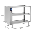 Three-Shelve Commercial Take Out Warmer Cabinet w/ Touch Screen-Stainless-Steel