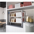 Three-Shelve Commercial Take Out Warmer Cabinet w/ Touch Screen-Stainless-Steel
