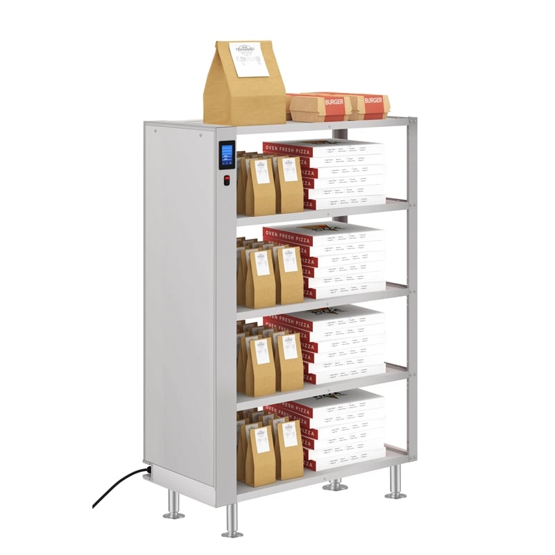 Five-Shelve Commercial Take Out Warmer Cabinet w/ Touch Screen Stainless-Steel