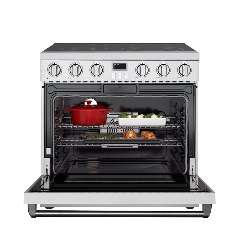 36 in. Professional Electric Range in Stainless-Steel