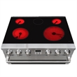 36 in. Professional Electric Range in Stainless-Steel