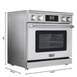 36 in. Electric Professional Range with Tilt Panel and Digital controls