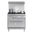 36 in. 6 Burner Commercial Liquid Propane Range in Stainless-Steel