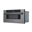 30 in. Black Stainless-Steel Microwave Drawer