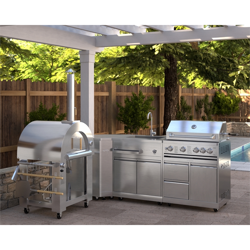 KoolMore Outdoor Kitchen Series Modular Kitchen in Stainless-Steel