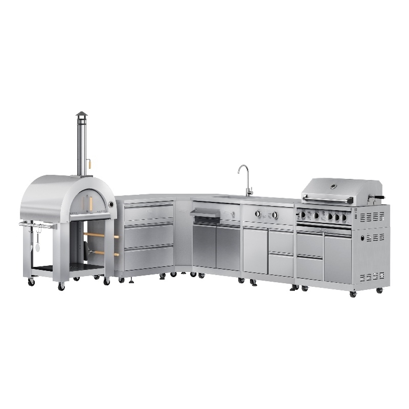KoolMore Outdoor Kitchen Series Modular Kitchen in Stainless-Steel