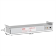 24 in High Wattage Commercial Food Strip Warmer with Toggle Controls and Cord