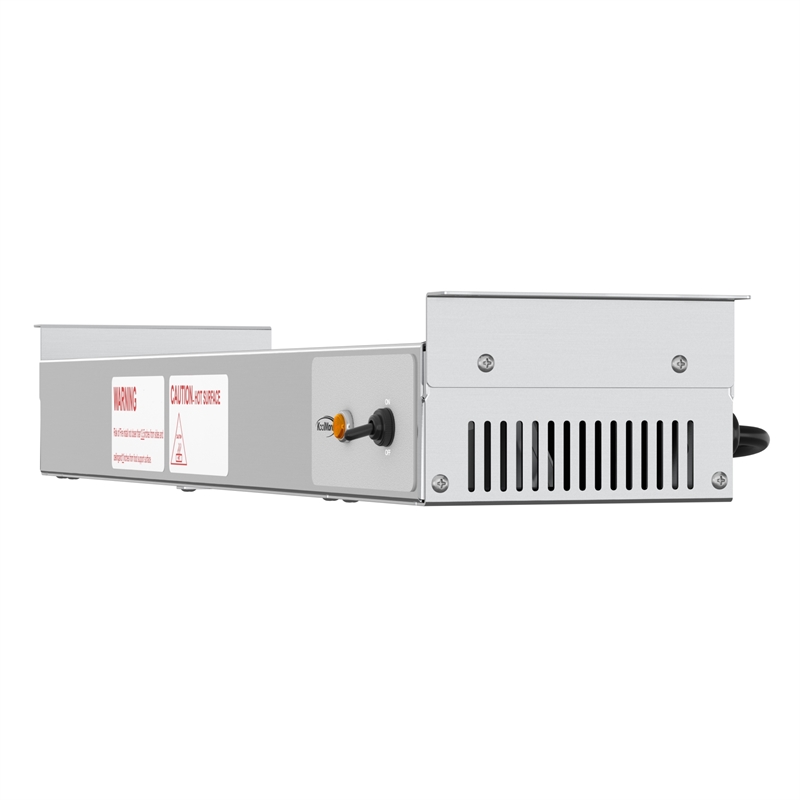 24 in High Wattage Commercial Food Strip Warmer with Toggle Controls and Cord