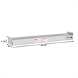 36 in High Wattage Commercial Food Strip Warmer with Toggle Controls and Cord