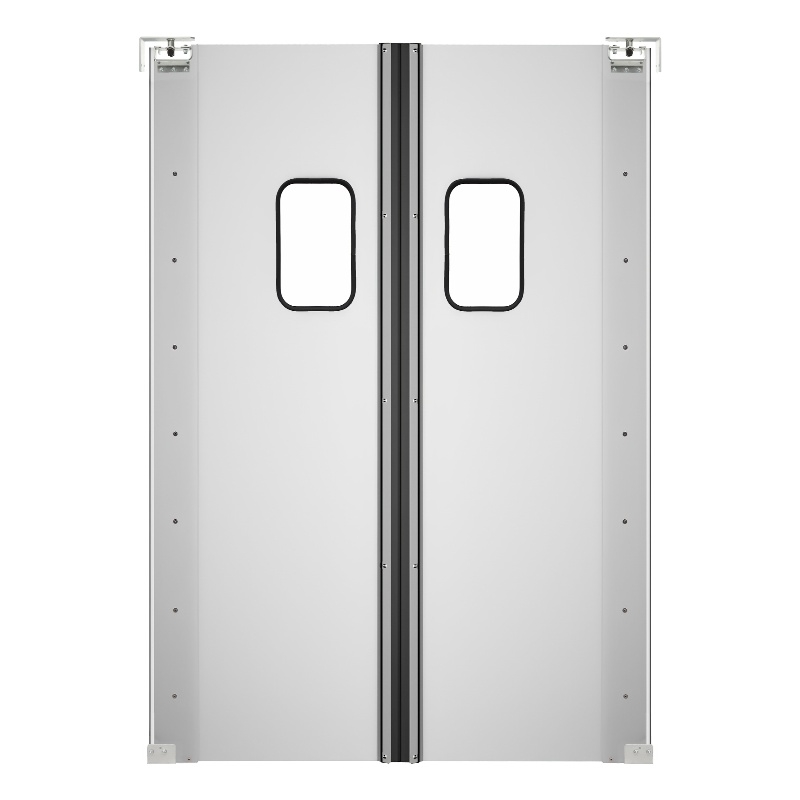 Commercial Double Aluminum Swinging Traffic Door
