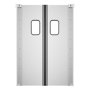 Commercial Double Aluminum Swinging Traffic Door