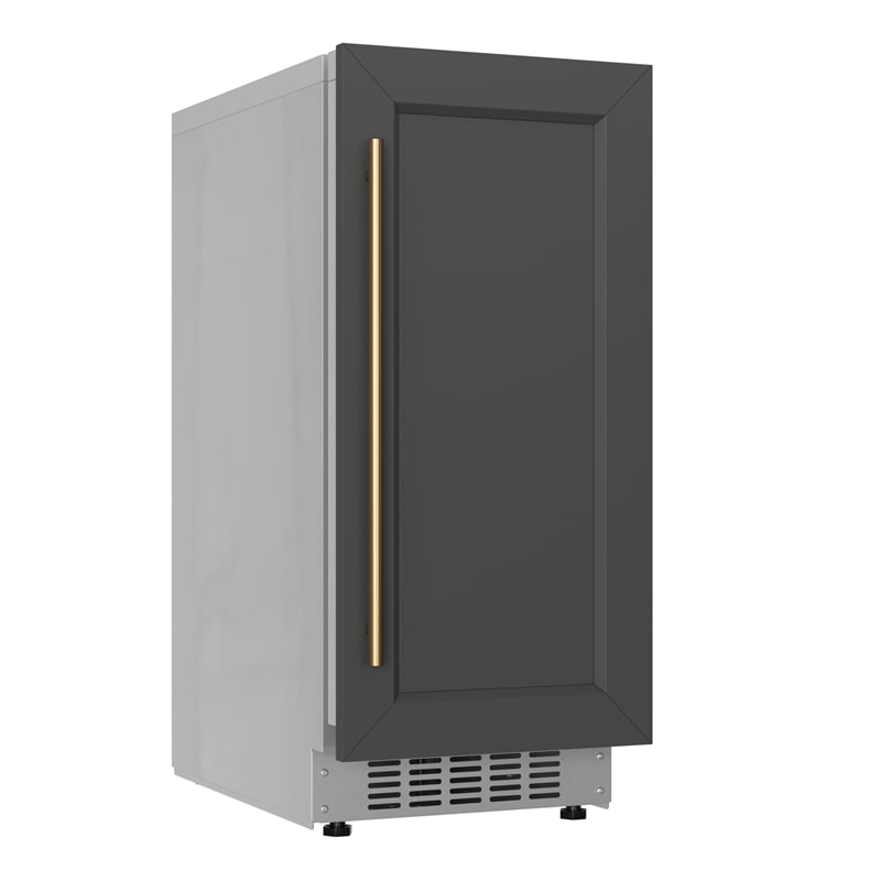 Commercial Crescent Ice Maker in Stainless Steel