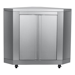 26 in. Stainless-Steel Corner Cabinet for Outdoor Kitchen