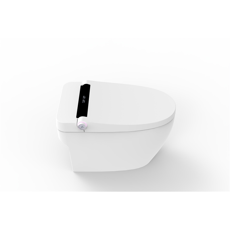 Angeles Modern Ceramic White Smart Toilet with Bidet and Digital Display