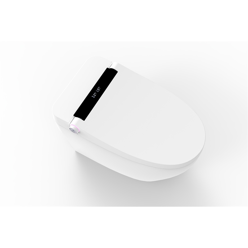 Angeles Modern Ceramic White Smart Toilet with Bidet and Digital Display