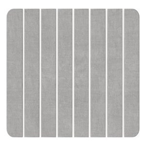 16x12&quot Modern Diatomite Stone Small Bath Mat in Gray