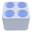 Modern Quick Dry Absorbent Diatomite Stone Bathroom Toothbrush Holder in Blue